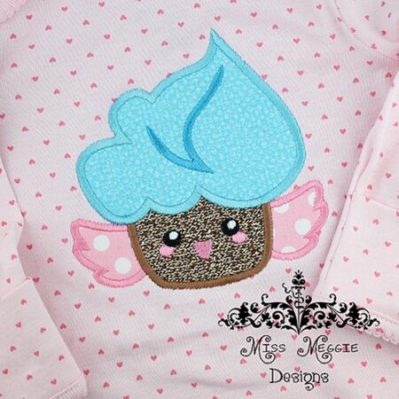 Sweet Angel Cake Applique ITH Embroidery design file