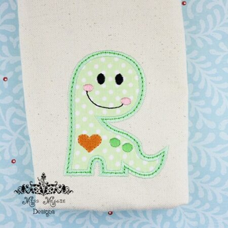 Cute Dino Applique ITH Embroidery design