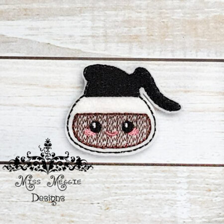 Cute Coffee pot Feltie ITH design digital file