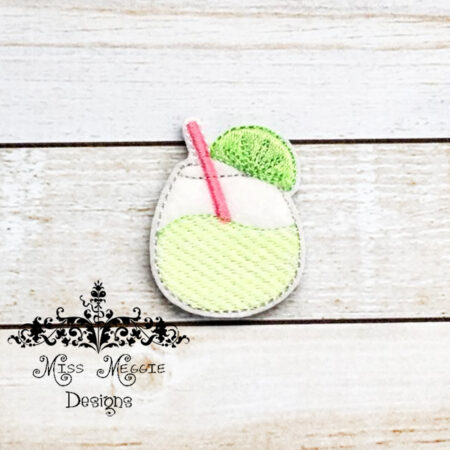 Lemon Drink Summer Feltie ITH design digital file