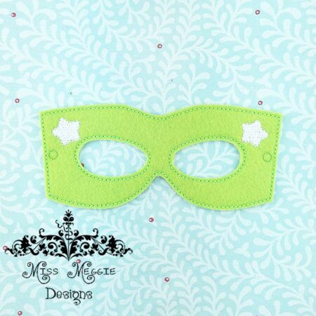 Hero Mask 5x7 hoop only ITH Embroidery Design