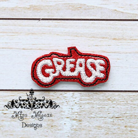 Greaser Car feltie ITH Embroidery design file