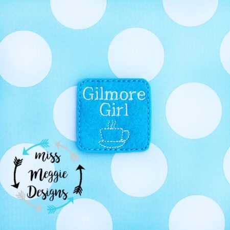 Gilmore Girl Coffee feltie ITH Embroidery design