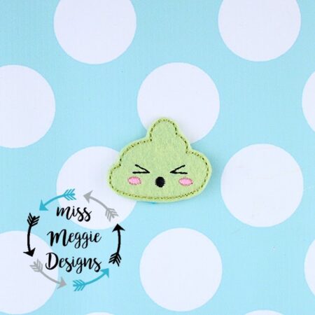 Kawaii Wasabi feltie ITH Embroidery design