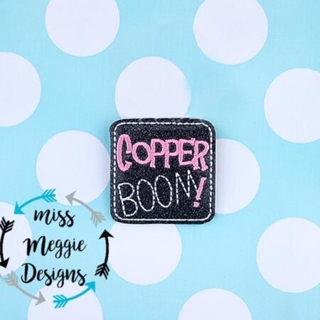 Copper Boom! Gilmore feltie ITH Embroidery design