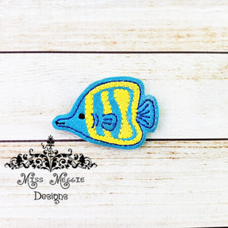 Tropical Fish feltie ITH Embroidery design file