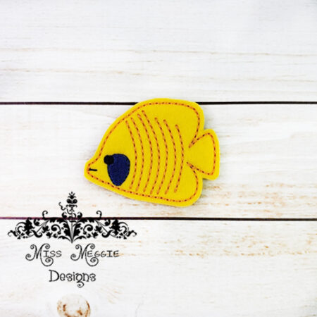 Tropical Fish 2 feltie ITH Embroidery design file