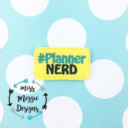# Planner Nerd feltie ITH Embroidery design file