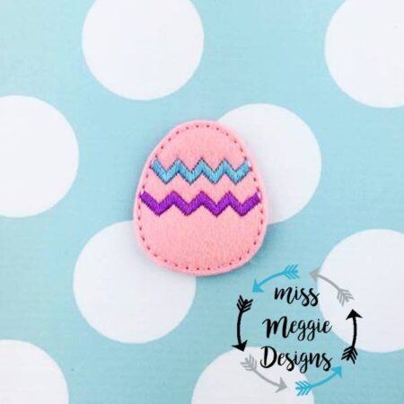 Spring Egg feltie ITH Embroidery design file