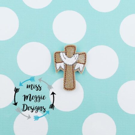 Easter Cross feltie ITH Embroidery design file
