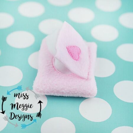 Baby Doll Wipes Container 5x7 in the hoop ITH design