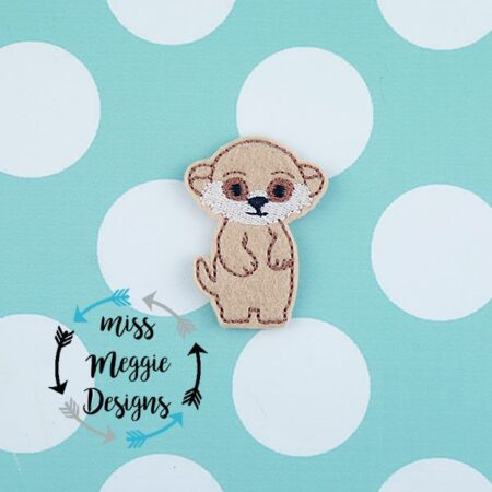 Meerkat Zoo  feltie ITH Embroidery design file