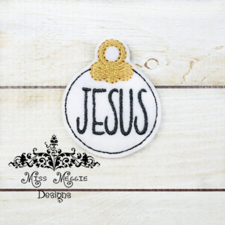 Ornament JESUS ITH Embroidery design file