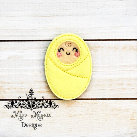 Baby Bundle sleeping  Feltie ITH design digital file