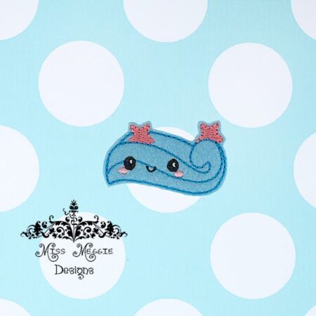 Kawaii Wave Sea Ocean Summer feltie ITH Embroidery design