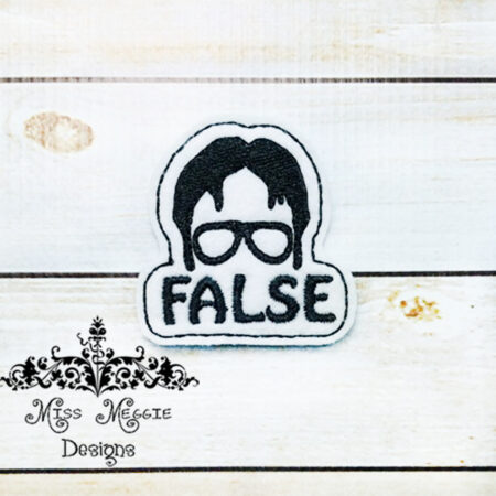 False feltie ITH Embroidery design file