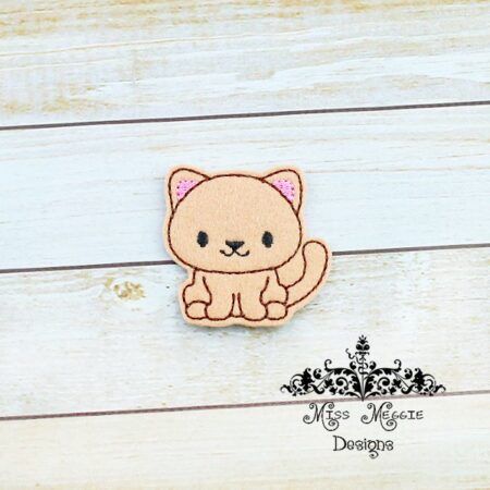 Max the Cat Kitty feltie ITH Embroidery design file