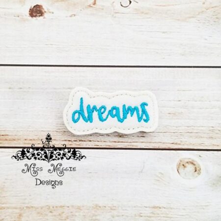Dreams Planner feltie ITH Embroidery design file