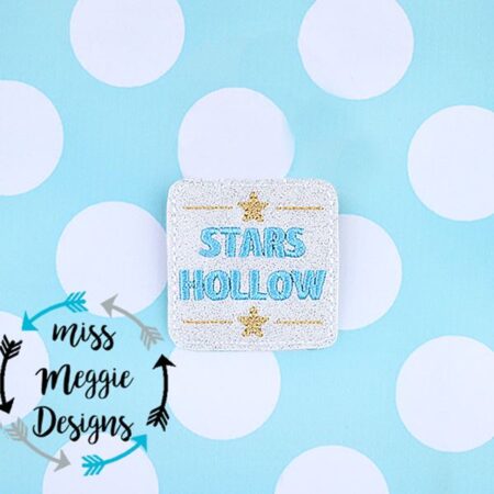 GG Stars Hollow feltie design ITH embroidery design file