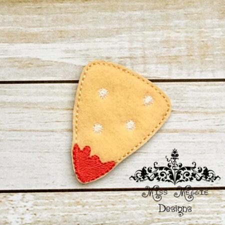 Salsa Tortilla chip feltie ITH Embroidery design file