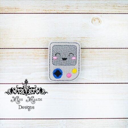 Cute Video Game feltie design ITH embroidery design file
