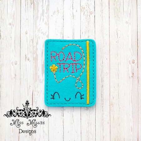 Road Trip Travel planner feltie  ITH embroidery design file