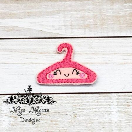 Clothes Hanger feltie design ITH embroidery design