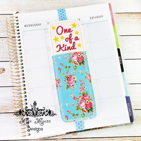 One of a Kind Pen Holder ITH Embroidery design file