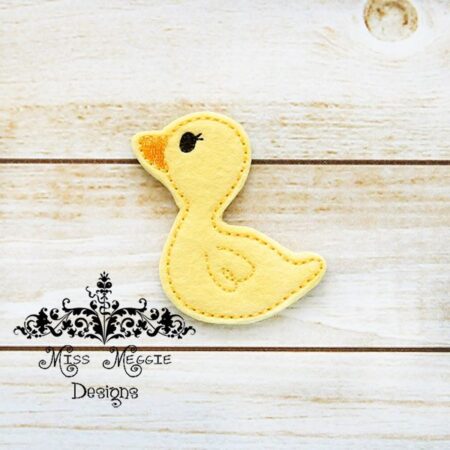 Duck Duckie feltie ITH Embroidery design file