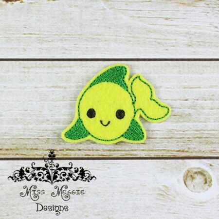 Fish Fishy 3 feltie ITH Embroidery design file