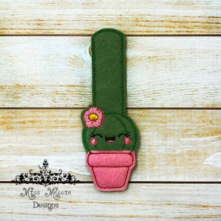 Cactus Cutie Plant Snaptab ITH Embroidery design file