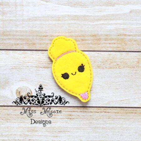 Piping bag baking feltie ITH Embroidery design file