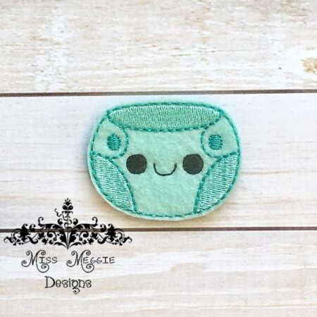 Baby Diaper feltie ITH Embroidery design file