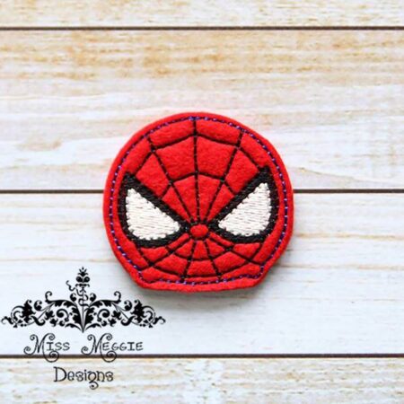 Puff Spider boy feltie ITH Embroidery design file