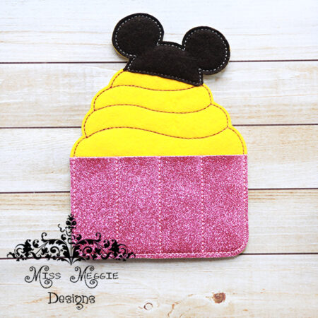 Crayon Holder Dole Whip ITH Embroidery design file