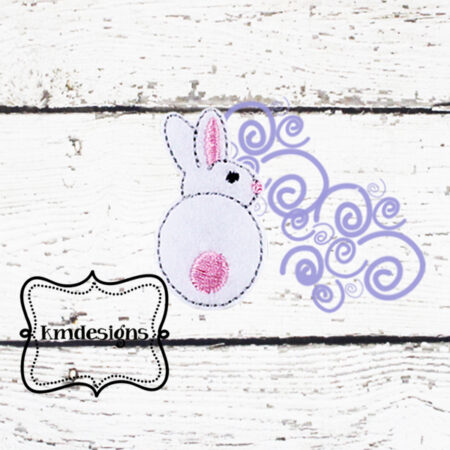 Bunny Back Spring ITH Embroidery design file