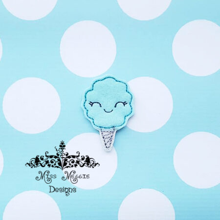 Kawaii Circus Cotton Candy ITH Embroidery design file