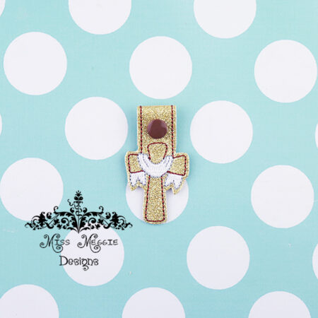 Easter Cross snaptab church ITH Embroidery design file Christian