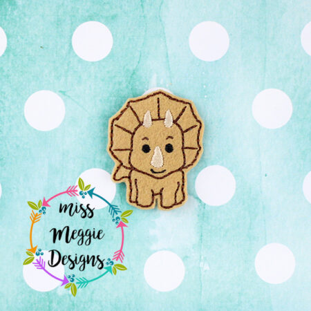 Dinosaur Feltie ITH Embroidery design file