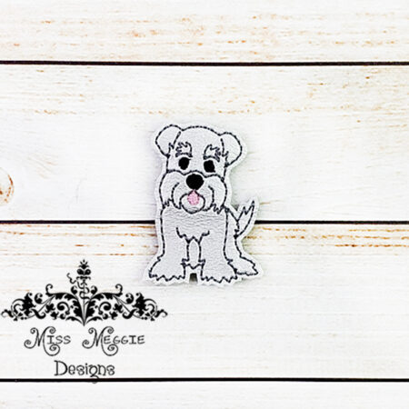 Doggie 1 feltie ITH Embroidery design file