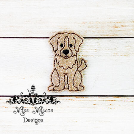 Doggie Dog 2 feltie ITH Embroidery design file