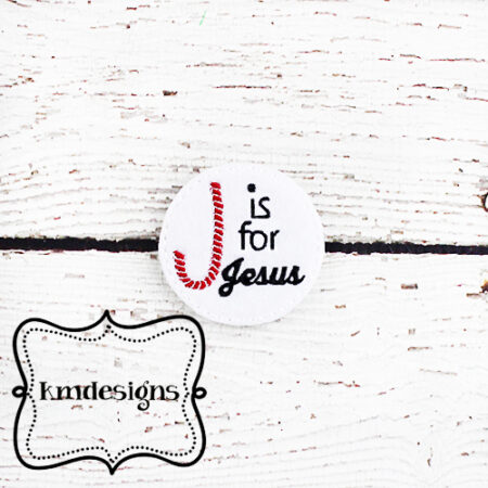 J is for Jesus Feltie ITH Embroidery design file