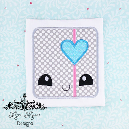 Kawaii Planner Applique ITH Embroidery design file 3 sizes