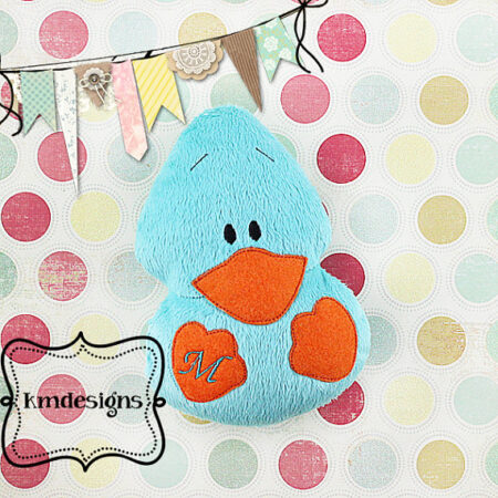 Duck/Platypus Stuffed Stuffie 4 sizes Digital ITH Embroidery