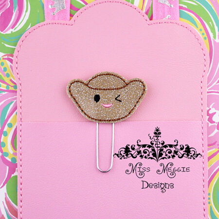 Kawaii Cute Wonton feltie paperclip ITH Embroidery design file