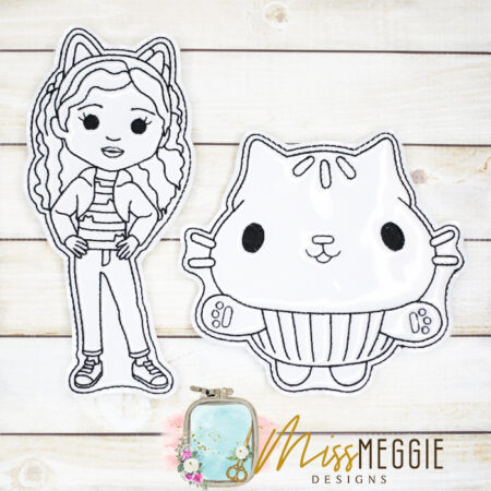 Coloring Flat vinyl dolls | Miss Meggie Designs