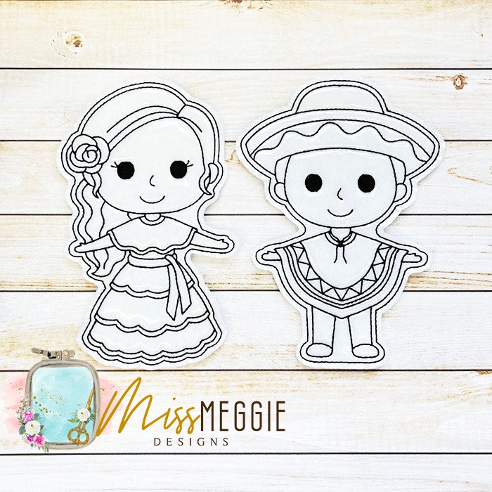 boy doll coloring page