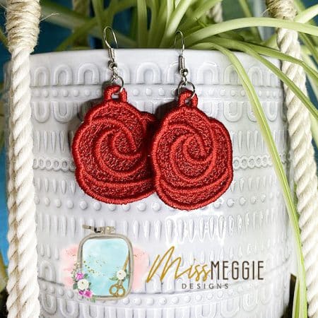 fsl free standing lace tropical palm leaf earrings charm ith embroidery design (copy)