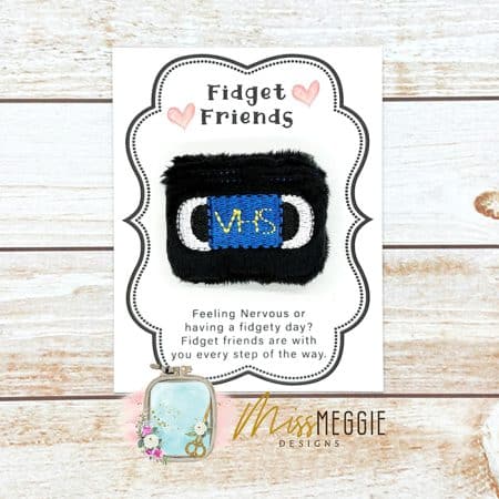 fidget friend, worry pet, pocket, axolotl ith embroidery digital design file (copy)