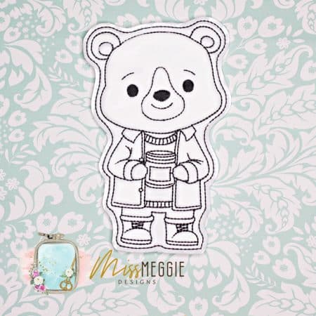 flat coloring dolls festive llama / alpaca ith digital embroidery designs (copy)